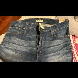 Madewell women’s skinny jeans size 34 new with tags